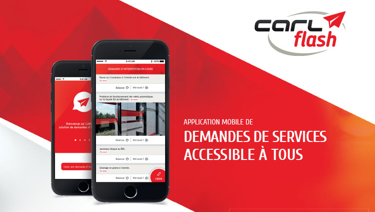 CARL Flash: The new mobile application for service requests