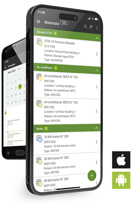 CMMS mobile application