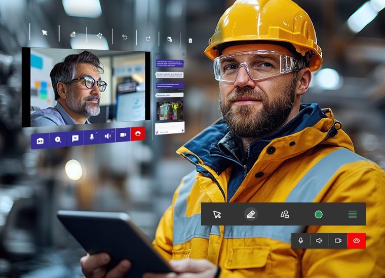 Remote assistance solution dedicated to the CMMS | CARL Remote Assist