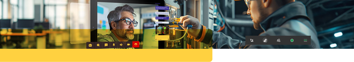 CARL Remote Assist: Augmented remote assistance solution integrated into your mobile CMMS.