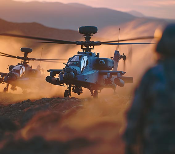 Arms and defense sector.